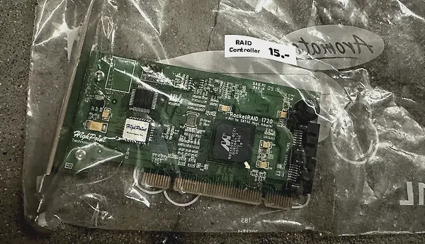 PCI-Karten Set: HighPoint RocketRAID 1720 und 4x Gigabit LAN