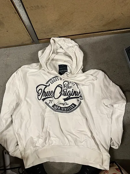 Weisser Hoodie True Originals Grösse XL