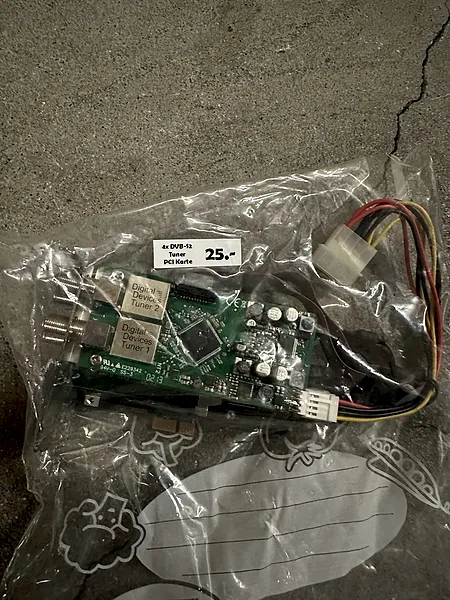 4x DVB-S2 Tuner PCI Karte
