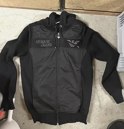 Armani Jeans Jacke Schwarz Grösse M