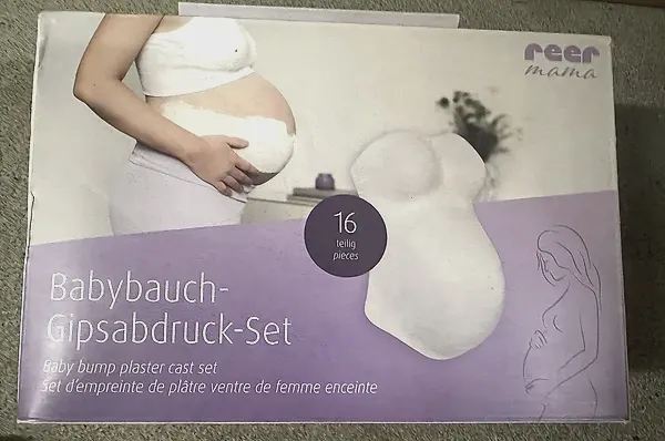 Noppies Babybauch-Gipsabdruck-Set 16-teilig