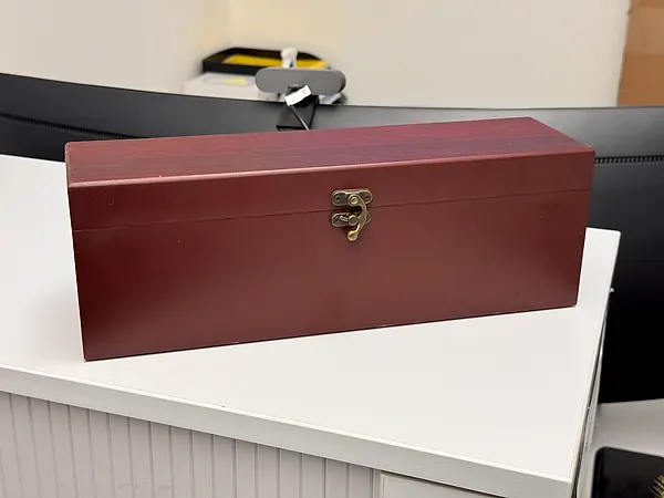 Holz-Geschenkbox für Weinflaschen