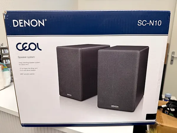 Denon SC-N10 Regallautsprecher, Paar, Schwarz